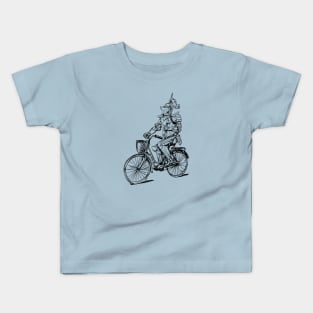 SEEMBO Knight Cycling Bicycle Bicycling Biking Riding Bike Kids T-Shirt